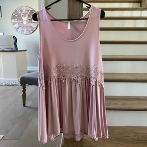 Blush pink tank top